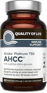 کپسول AHCC کینوکو پلاتینیوم ۷۵۰ میلی گرم  ۶۰ عددی