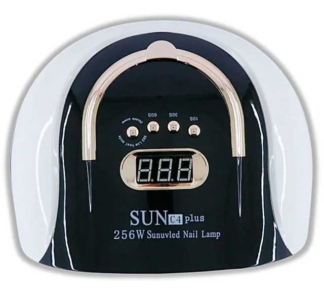 دستگاه UV LED ناخن SUN C4 Plus توان ۲۵۶ وات — مدل خانگی و سالنی