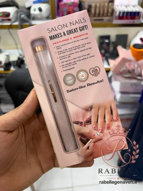 دستگاه سوهان مانیکور و پدیکور برقی فینیشینگ تاچ فلاولس Flawless Salon Nails شارژی اصل