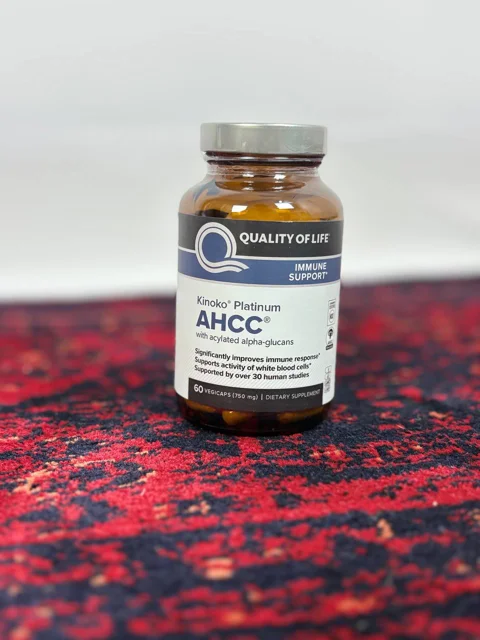 کپسول AHCC کینوکو پلاتینیوم ۷۵۰ میلیگرم ۶۰ عددی Kinoko Platinum اصل